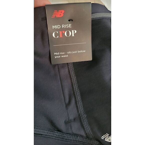 New Balance Active Dry Running Plus Cropped Impact Tights Midrise Size 1X - Picture 10 of 13